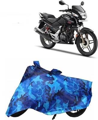 BIKECOVER Two Wheeler Cover for Honda(CBZ, Blue)