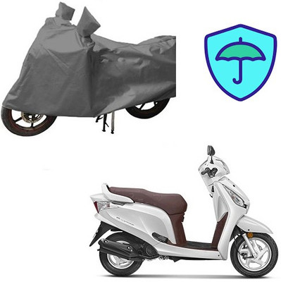 RPSENTTERPR Waterproof Two Wheeler Cover for Honda(Aviator, Grey)