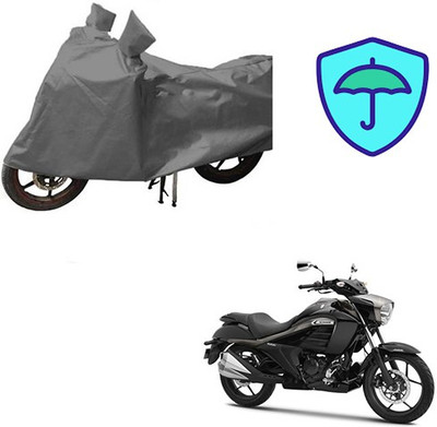 Atulit enterprises Waterproof Two Wheeler Cover for Suzuki(Intruder, Grey)
