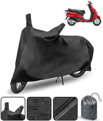 AutoRetail Waterproof Two Wheeler Cover for Hero(Duet, Black)