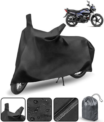 AutoRetail Waterproof Two Wheeler Cover for Hero(Splendor NXG, Black)