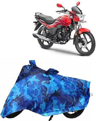 BIKECOVER Two Wheeler Cover for Hero(Passion Xpro, Blue)