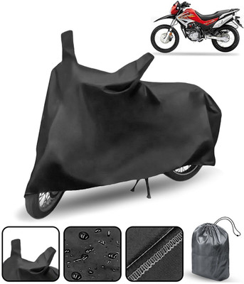 THE REAL ARV Waterproof Two Wheeler Cover for Hero(Impulse, Black)