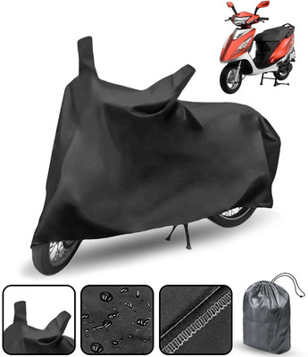 THE REAL ARV Waterproof Two Wheeler Cover for TVS(Streek, Black)
