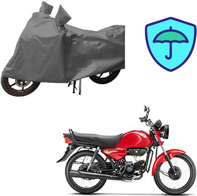 Atulit enterprises Waterproof Two Wheeler Cover for Hero(CD Dawn, Grey)
