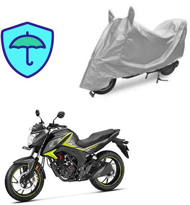 Feel heaven Two Wheeler Cover for Honda(CB Hornet 160, Silver)