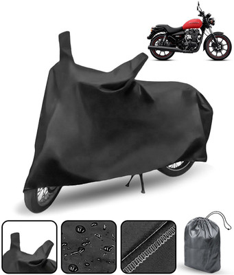 THE REAL ARV Waterproof Two Wheeler Cover for Royal Enfield(Thunderbird 350, Black)