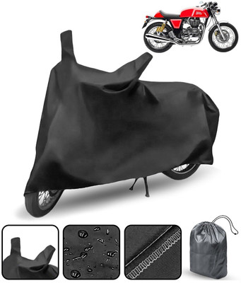 AutoRetail Waterproof Two Wheeler Cover for Royal Enfield(Continental GT, Black)