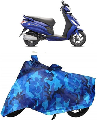 BIKECOVER Two Wheeler Cover for Hero(Maestro Edge, Blue)