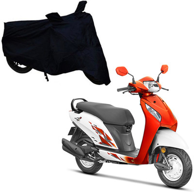 ABS AUTO TREND Two Wheeler Cover for Honda(Activa i, Black)