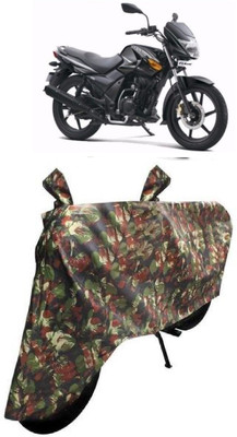 BIKECOVER Two Wheeler Cover for TVS(Flame DS 125, Green)