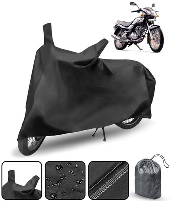 APNEK Waterproof Two Wheeler Cover for TVS(Fiero F2, Black)