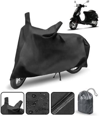 APNEK Waterproof Two Wheeler Cover for Vespa(Vespa SXL, Black)