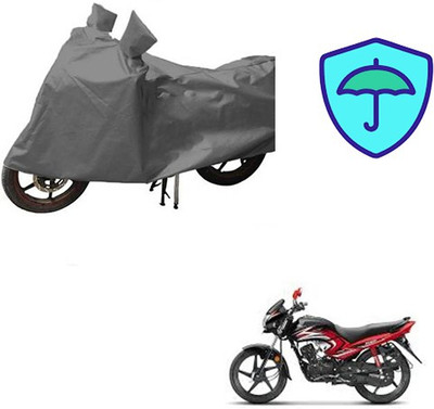 Atulit enterprises Waterproof Two Wheeler Cover for Honda(Dream Yuga, Grey)
