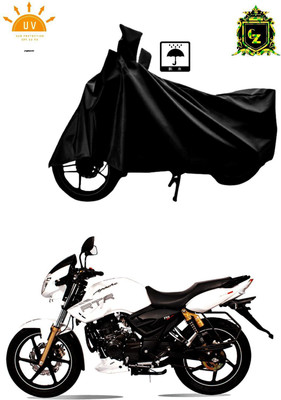Mdstar Waterproof Two Wheeler Cover for TVS(Apache, Black)