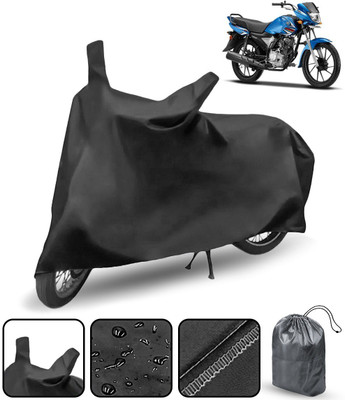 THE REAL ARV Waterproof Two Wheeler Cover for Yamaha(Saluto RX, Black)