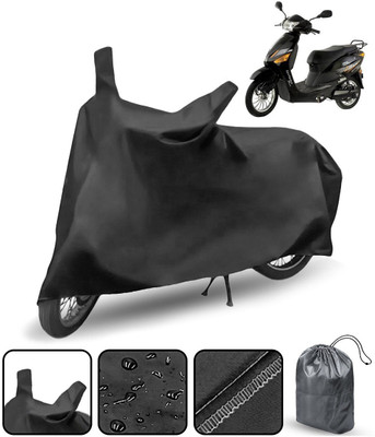 APNEK Waterproof Two Wheeler Cover for Hero Electric(Electric Zippy, Black)