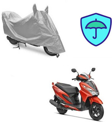 RPSENTTERPR Waterproof Two Wheeler Cover for Honda(Grazia, Silver)