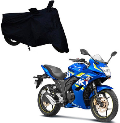 ABS AUTO TREND Two Wheeler Cover for Suzuki(Gixxer SF, Black)