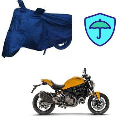RPSENTTERPR Waterproof Two Wheeler Cover for Ducati(Monster 821, Blue)
