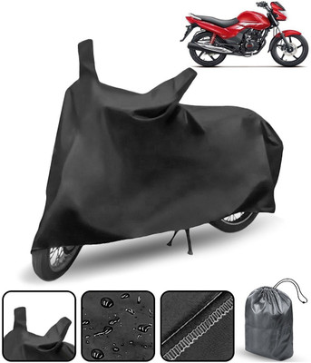 APNEK Waterproof Two Wheeler Cover for Hero(Achiever, Black)