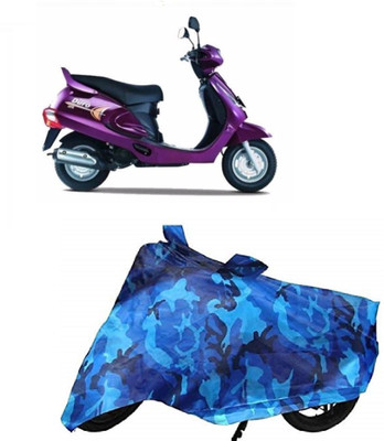 BIKECOVER Two Wheeler Cover for Mahindra(Duro DZ, Blue)