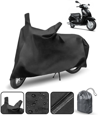AutoRetail Waterproof Two Wheeler Cover for Suzuki(Access, Black)