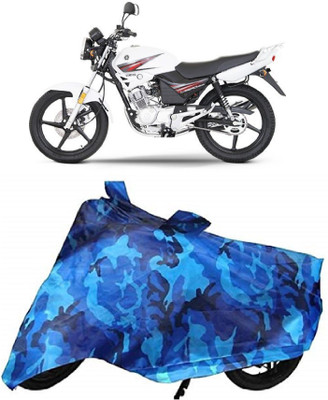 BIKECOVER Two Wheeler Cover for Yamaha(Libero, Blue, Black)