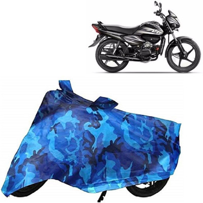 BIKECOVER Two Wheeler Cover for Hero(Splendor NXG, Blue)