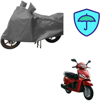 RPSENTTERPR Waterproof Two Wheeler Cover for Mahindra(Gusto, Grey)