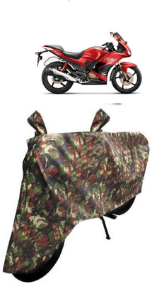 BIKECOVER Two Wheeler Cover for Hero(Karizma ZMR, Green)
