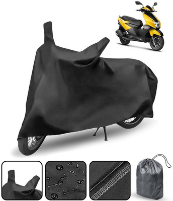 Mdstar Waterproof Two Wheeler Cover for TVS(Ntorq 125, Black)