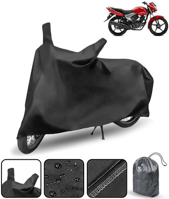 AutoRetail Waterproof Two Wheeler Cover for Yamaha(Saluto, Black)