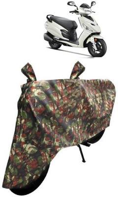 BIKECOVER Two Wheeler Cover for Hero(Moto Corp Duet, Green)