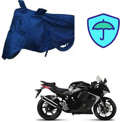 RPSENTTERPR Waterproof Two Wheeler Cover for Hyosung(GT250R, Blue)