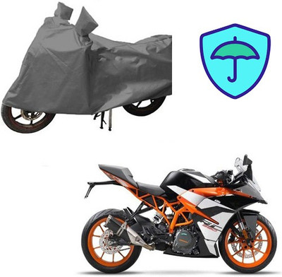RPSENTTERPR Waterproof Two Wheeler Cover for KTM(RD 350, Grey)