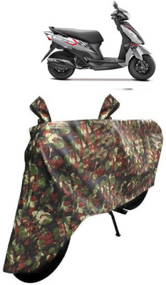 BIKECOVER Two Wheeler Cover for Suzuki(Let's, Green)