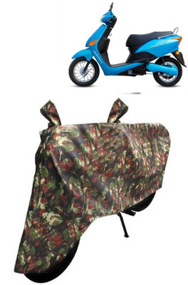 BIKECOVER Two Wheeler Cover for Hero(Electric Optima, Green)