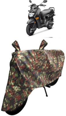 BIKECOVER Two Wheeler Cover for Honda(Cliq, Green)