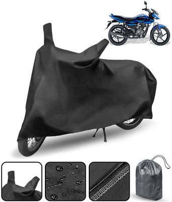 THE REAL ARV Waterproof Two Wheeler Cover for Bajaj(XCD 125cc, Black)
