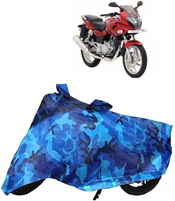 BIKECOVER Two Wheeler Cover for Bajaj(Pulsar 220 DTS-i, Blue)