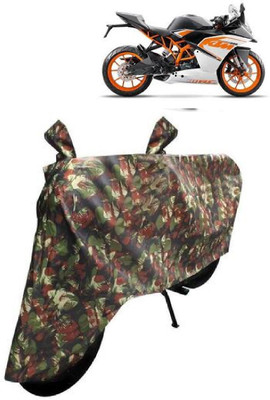 BIKECOVER Two Wheeler Cover for KTM(RC 200, Green)