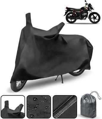THE REAL ARV Waterproof Two Wheeler Cover for Mahindra(Pantero, Black)