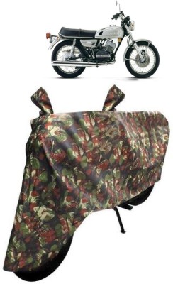 BIKECOVER Two Wheeler Cover for Yamaha(RD 350, Green)