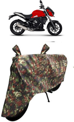 BIKECOVER Two Wheeler Cover for Mahindra(MOJO XT 300, Green)