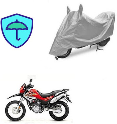 Feel heaven Two Wheeler Cover for Hero(Impulse, Silver)