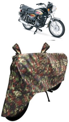 BIKECOVER Two Wheeler Cover for TVS(Max 4R, Green)