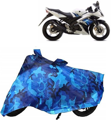 BIKECOVER Two Wheeler Cover for Yamaha(YZF R15 S, Blue)