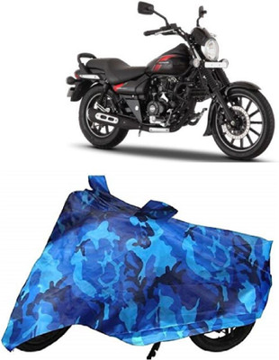 BIKECOVER Two Wheeler Cover for Bajaj(Avenger, Blue)