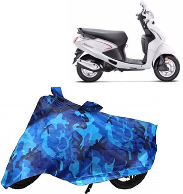 BIKECOVER Two Wheeler Cover for Hero(Pleasure, Blue)